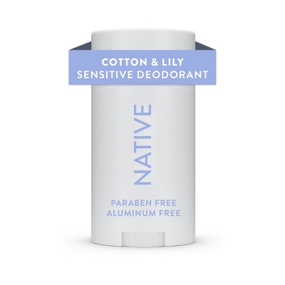 Native Sensitive Solid Deodorant Cotton & Lily 2.65oz