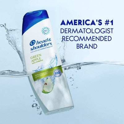 Head & Shoulders Dandruff Shampoo, Green Apple, 28.2 fl oz Imperfect Container