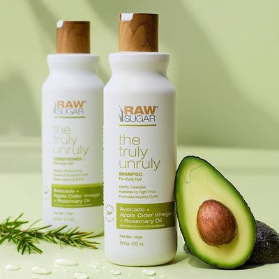 Raw Sugar The Truly Unruly Conditioner Avocado + Apple Cider Vinegar + Rosemary Oil