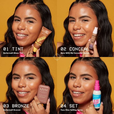 NYX Professional Makeup Buttermelt Glaze Skin Tint SPF 30 Vanilla Bean Butta 1.01 fl oz - Imperfect Container