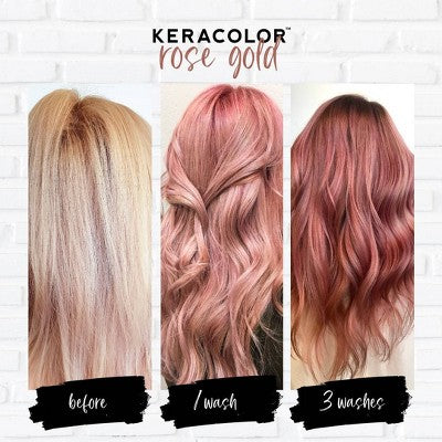Keracolor Color + Clenditioner Temporary Hair Color Rose Gold 12 fl oz