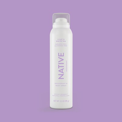 Native Spray Deodorant Lilac & White Tea Aluminum-Free 3.5oz