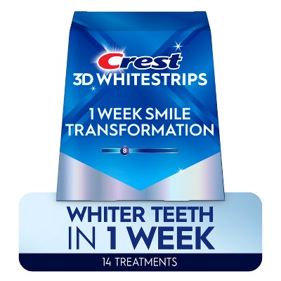 Crest 3D Whitestrips At-Home Teeth Whitening Kit - Imperfect Box