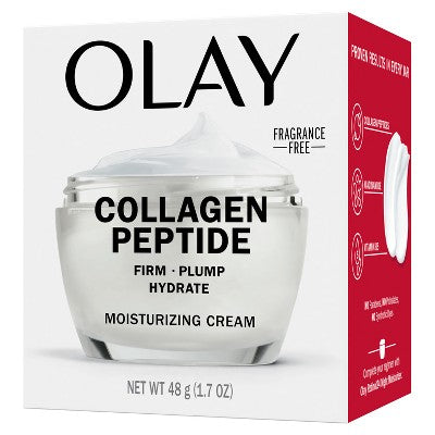 Olay Regenerist Face Moisturizer Collagen Peptide 24 Cream 1.7oz Imperfect Box
