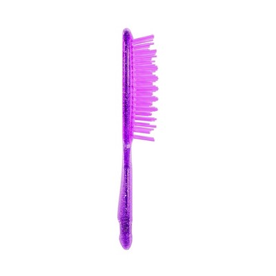 UNbrush Detangler Hair Brush Glitter Amethyst Imperfect Box