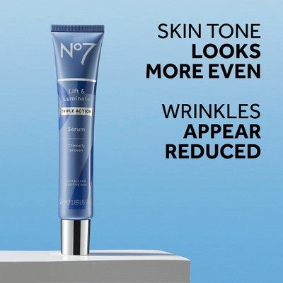 No7 Lift & Luminate Triple Action Face Serum 1.69 fl oz