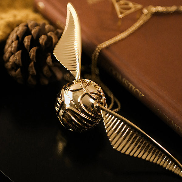 Golden Snitch Style Ring Box Gold Plated Jewelry Ring Holder Gift Box