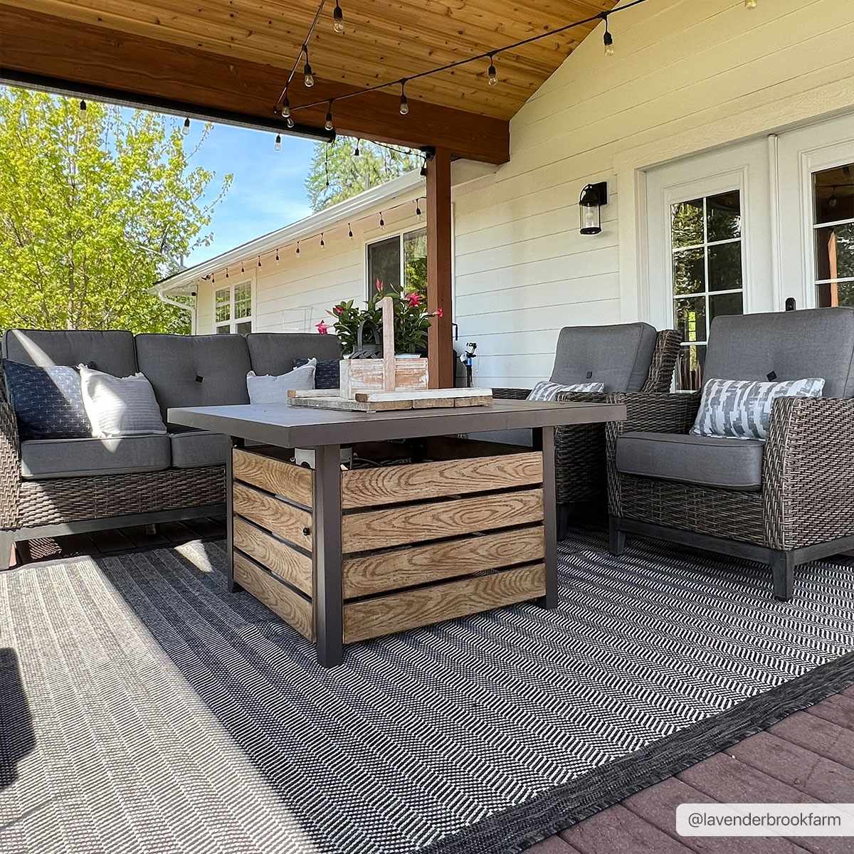 Genet Gray Area Rug - Clearance