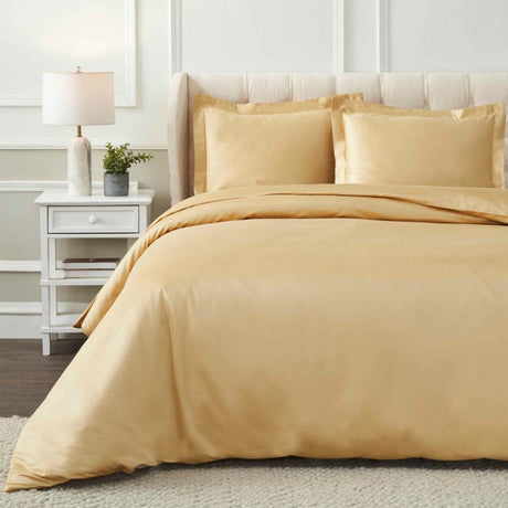 1200 Thread Count Egyptian Cotton Solid Duvet Cover Set - Egyptian Cotton Duvet Cover Set by Superior