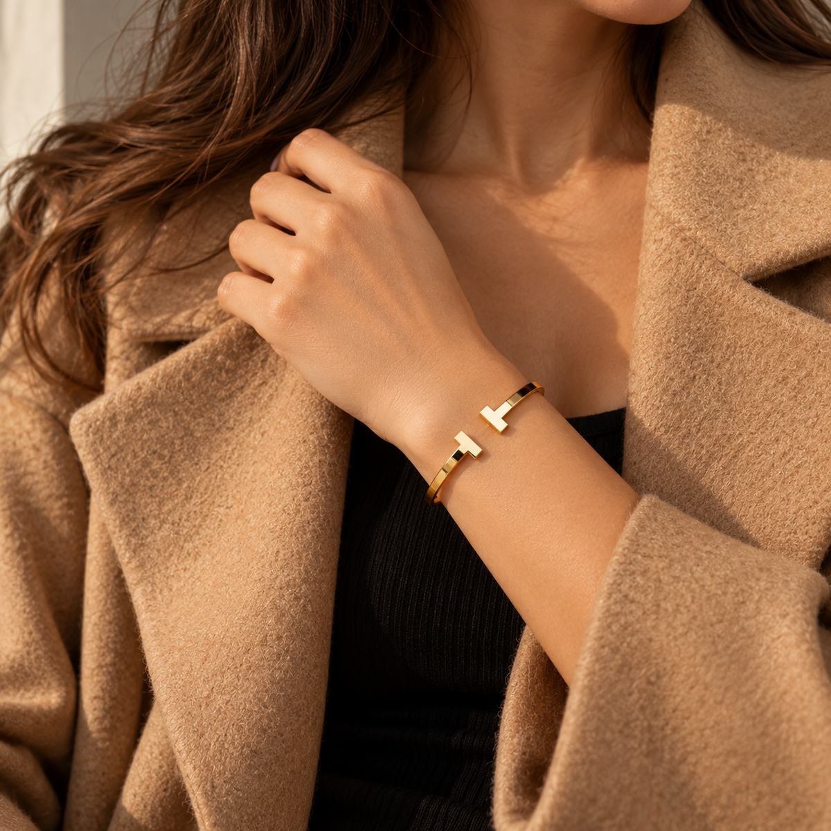 18k Gold Plated Cuff Bracelet