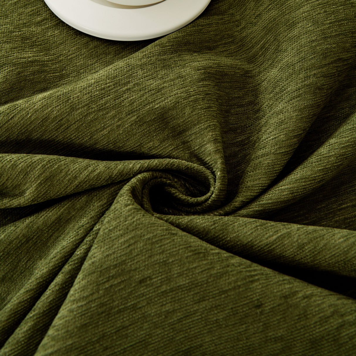 Solid Color Chenille Sofa Throw Blanket, Soft & Plush Decorative Couch Throw Cover