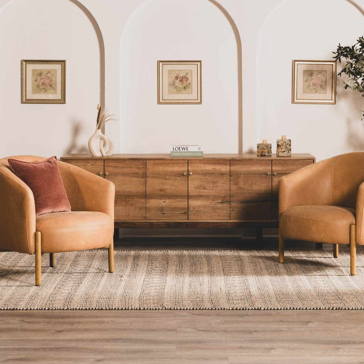 Hanston Handmade Faux Silk Rug - Clearance