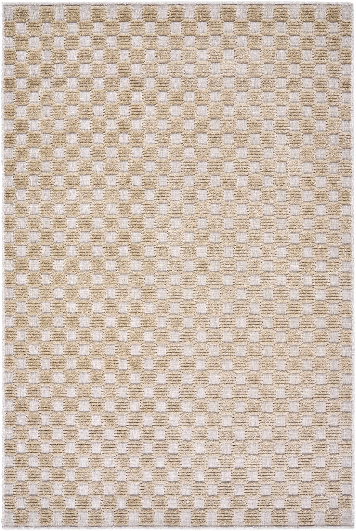 Anthea Beige Washable Area Rug