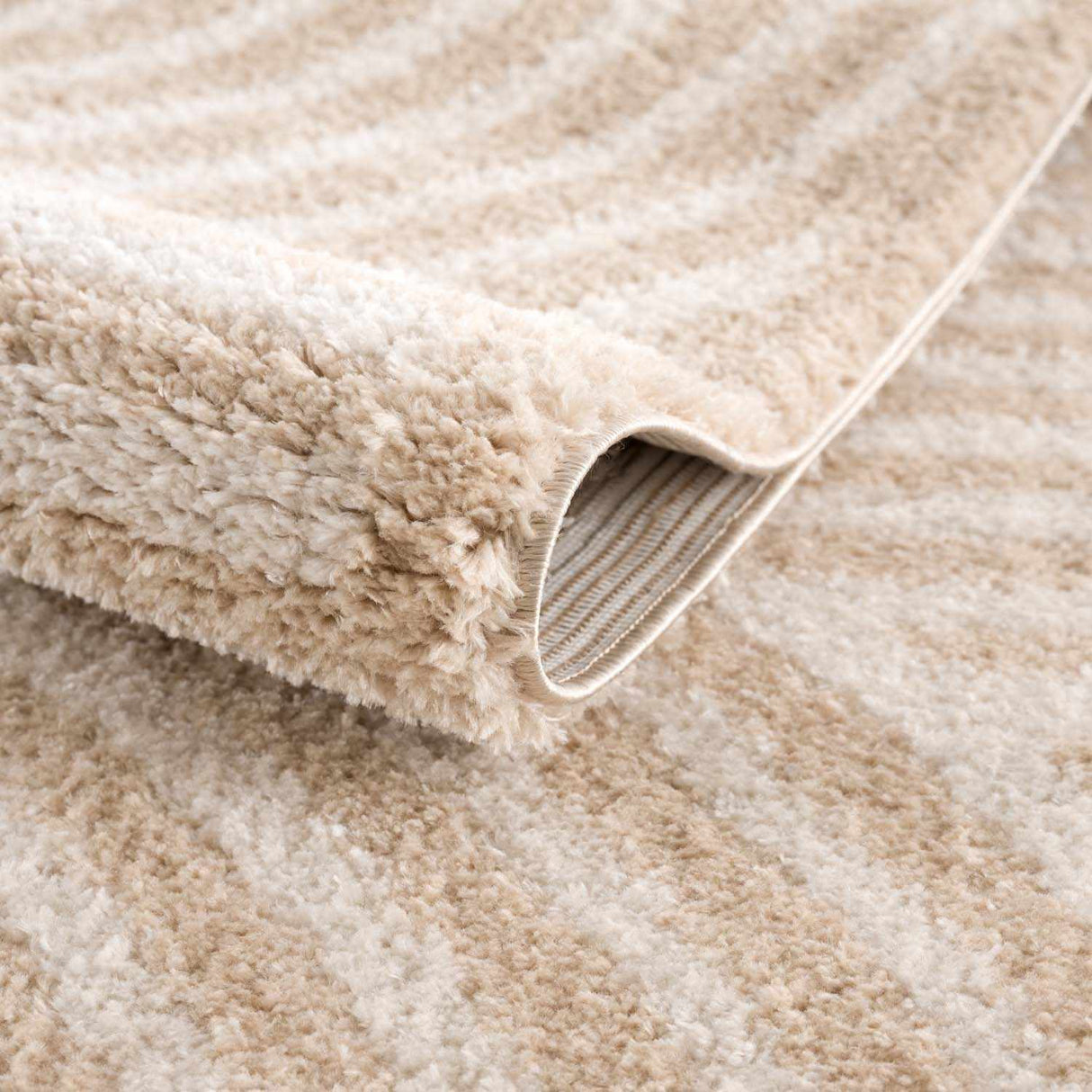 Allard Beige Washable Area Rug