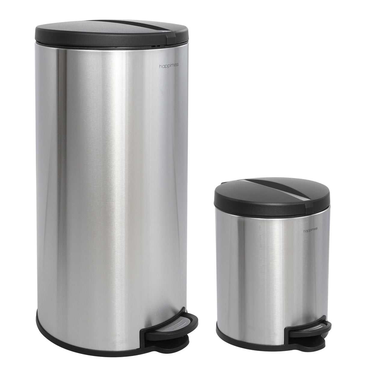 Oscar Round Step-Open Trash Can with FREE Mini Trash Can Bundle