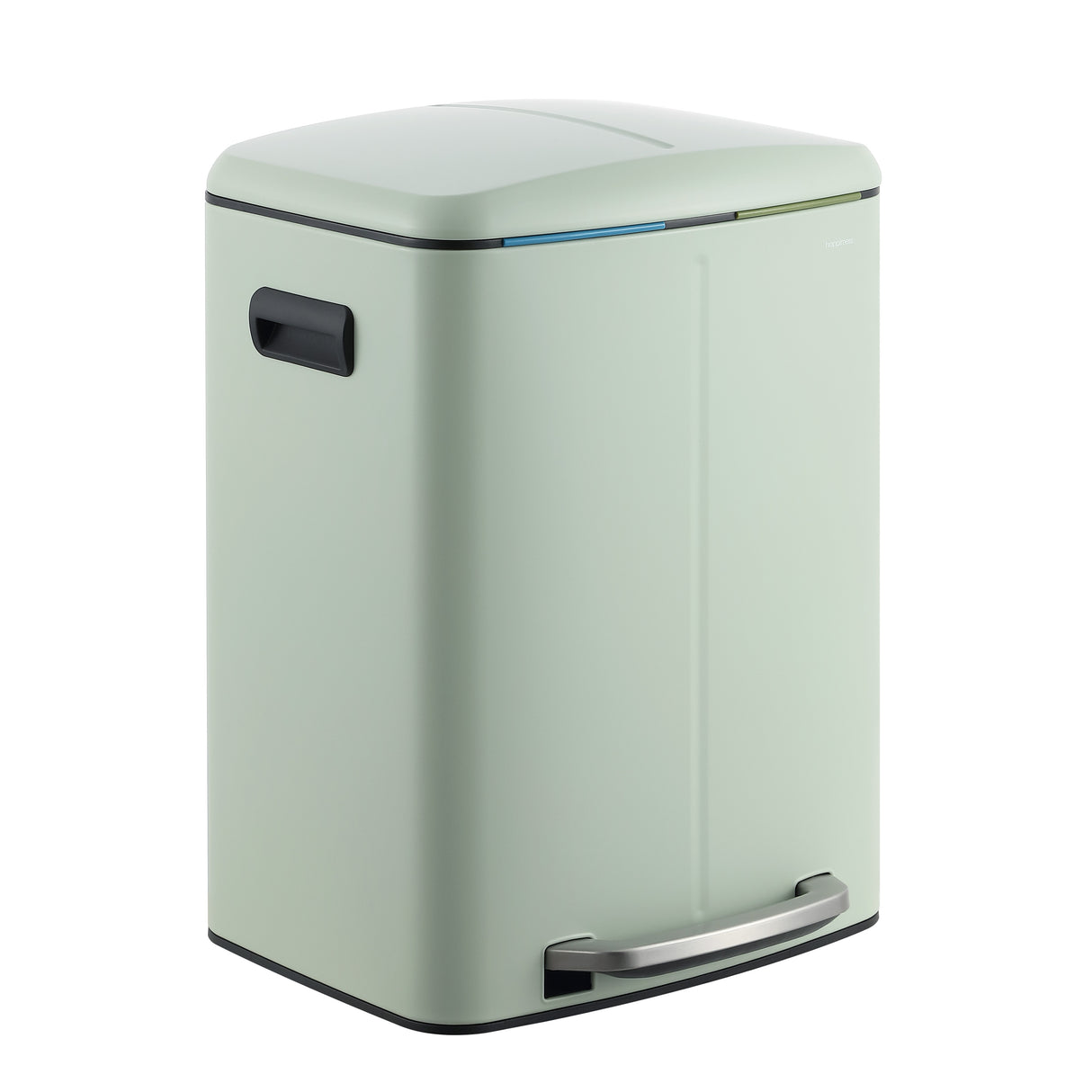 Marco Rectangular Double Bucket Trash Can with Soft-Close Lid