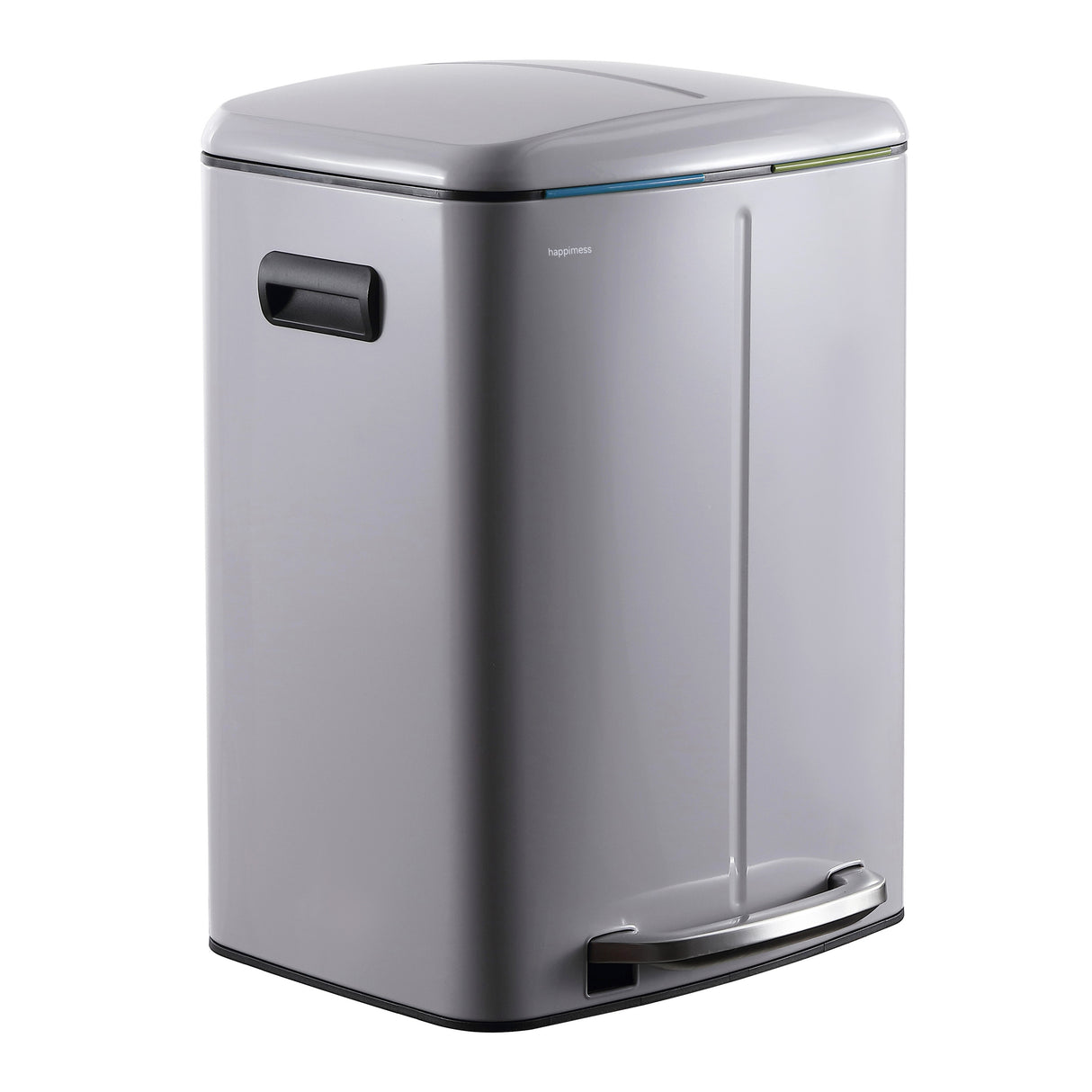 Marco Rectangular Double Bucket Trash Can with Soft-Close Lid