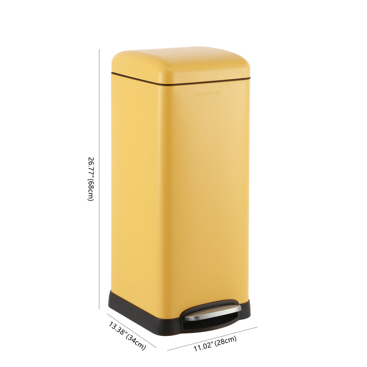 Betty Retro Step-Open Trash Can