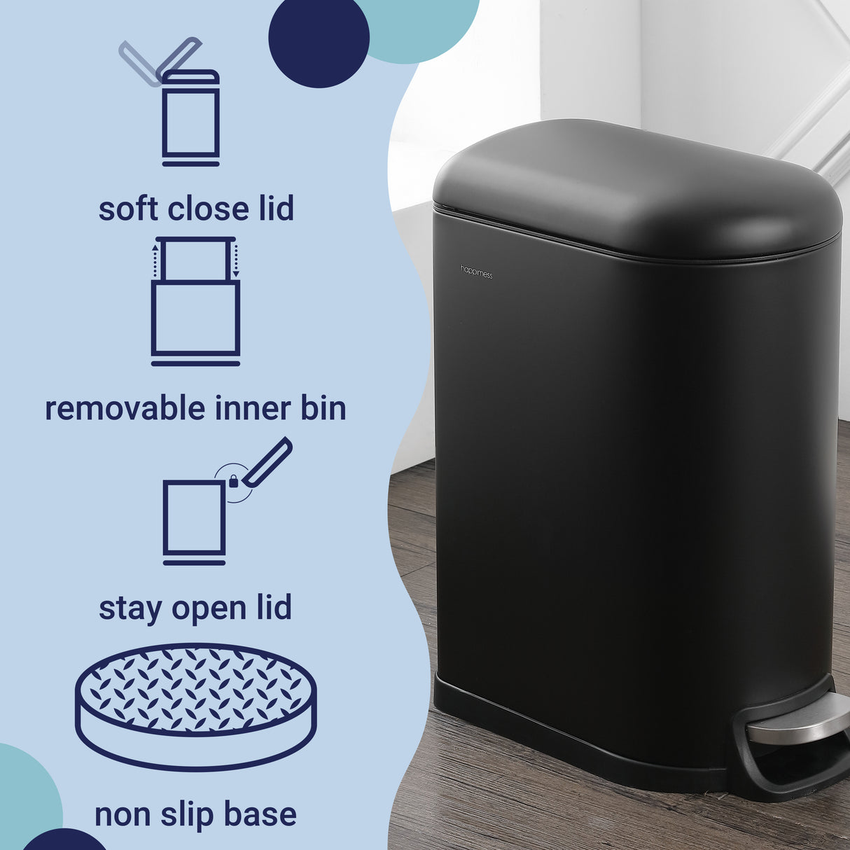 Roland Step-Open Trash Can