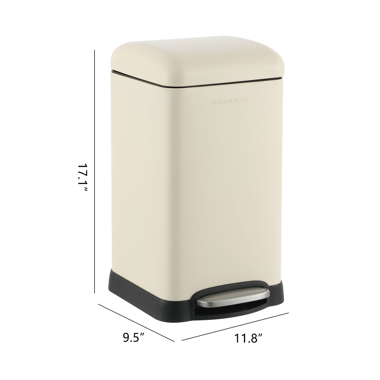 Betty Retro Mini Step-Open Trash Can