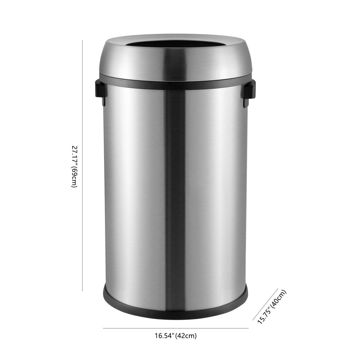 Chuck Kitchen/Office Open-Top Trash Can