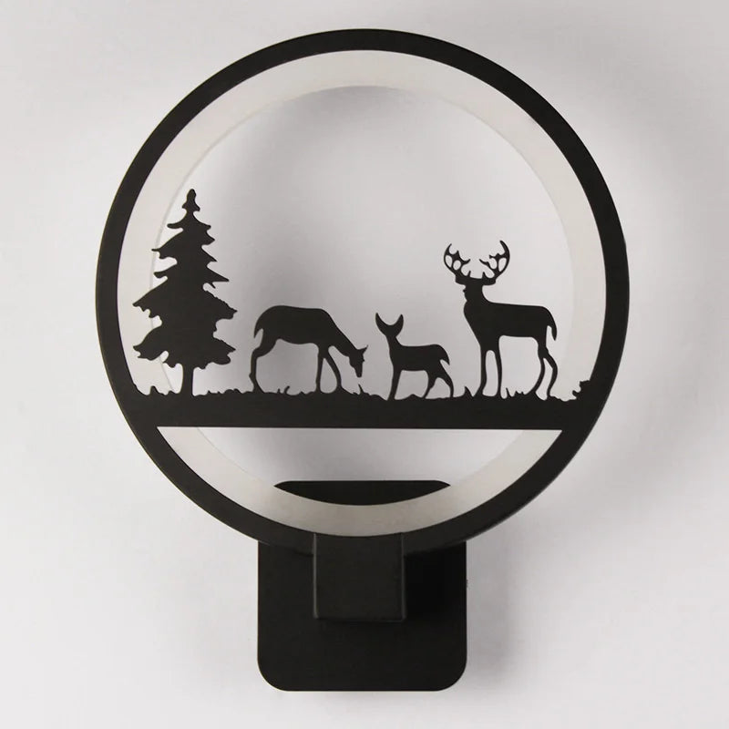 15W LED Wall Lamp Modern Creative Bedroom Living Room Corridor Indoor Light