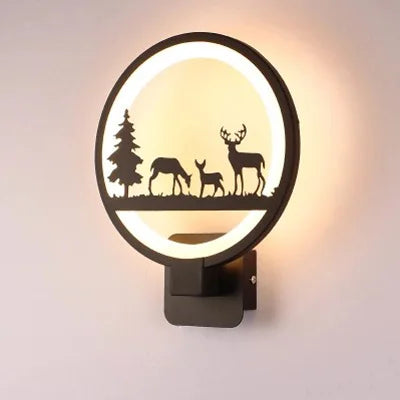 15W LED Wall Lamp Modern Creative Bedroom Living Room Corridor Indoor Light