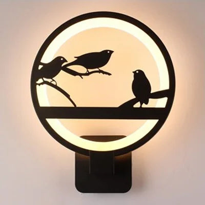 15W LED Wall Lamp Modern Creative Bedroom Living Room Corridor Indoor Light