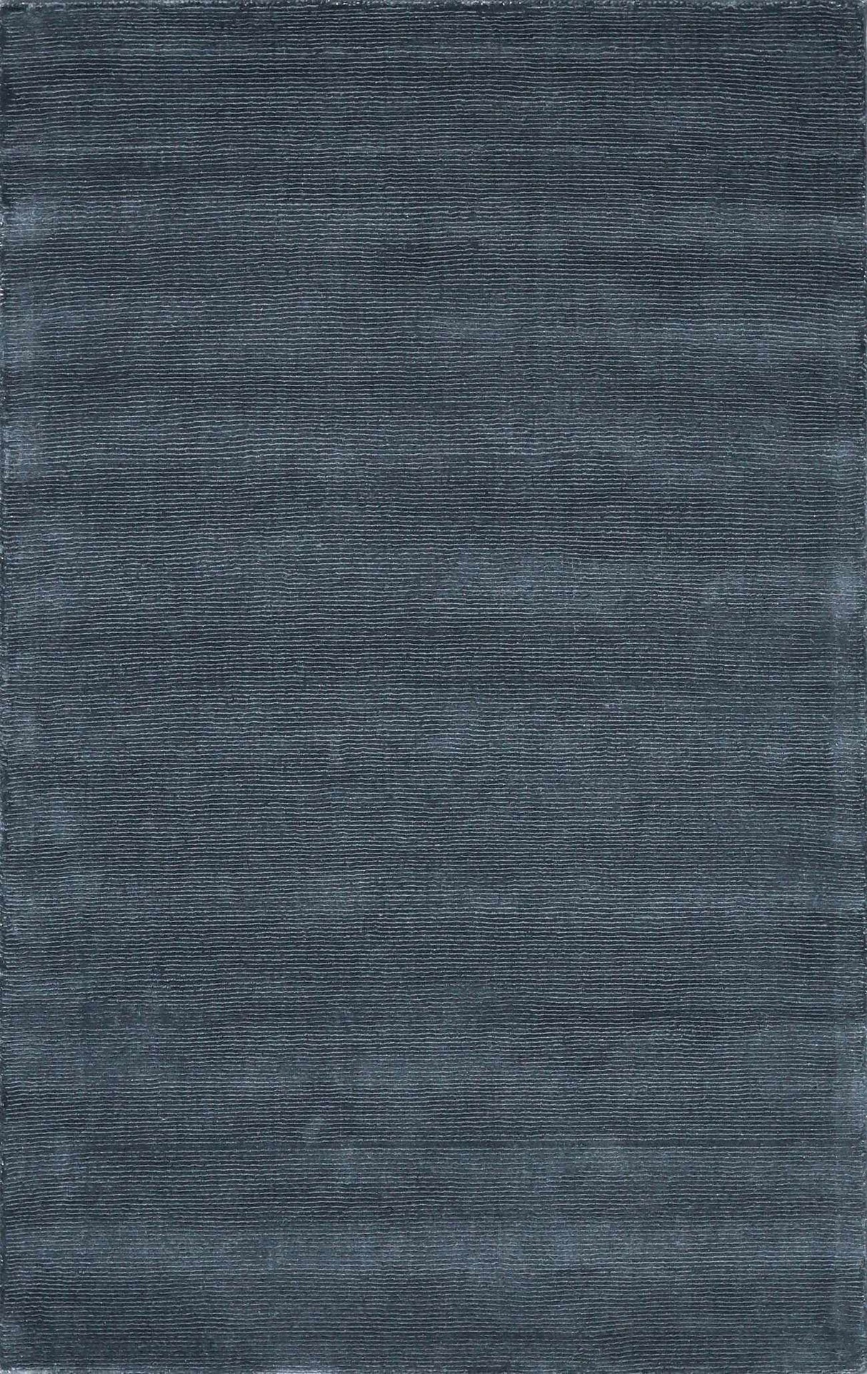 Brockton Solid Night Blue Wool Rug