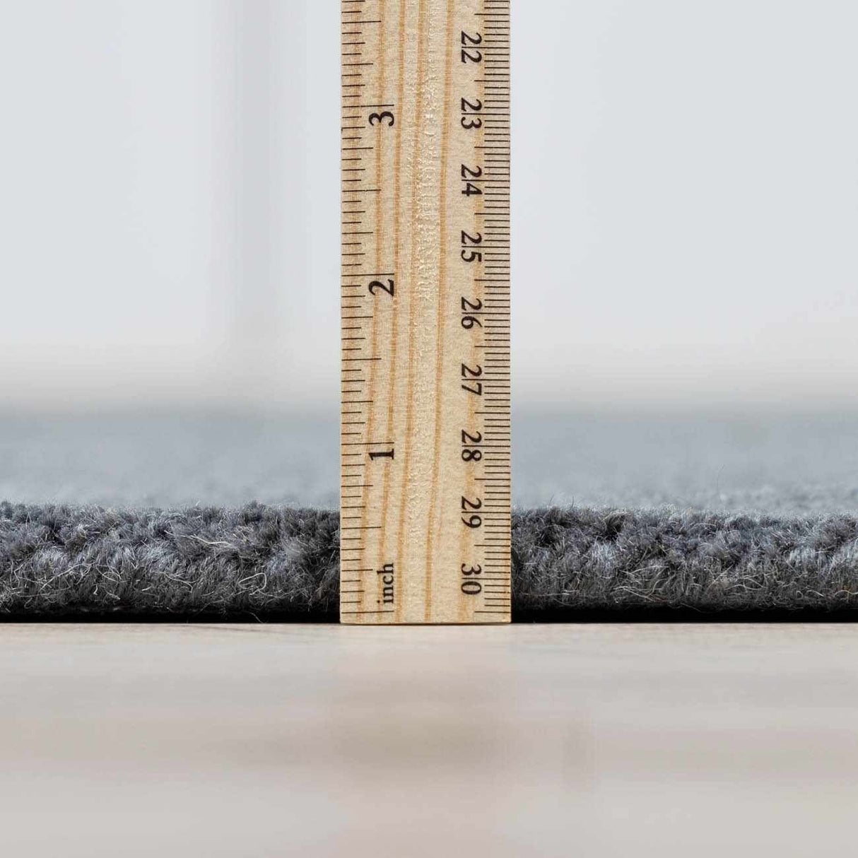 Brockton Solid Night Blue Wool Rug