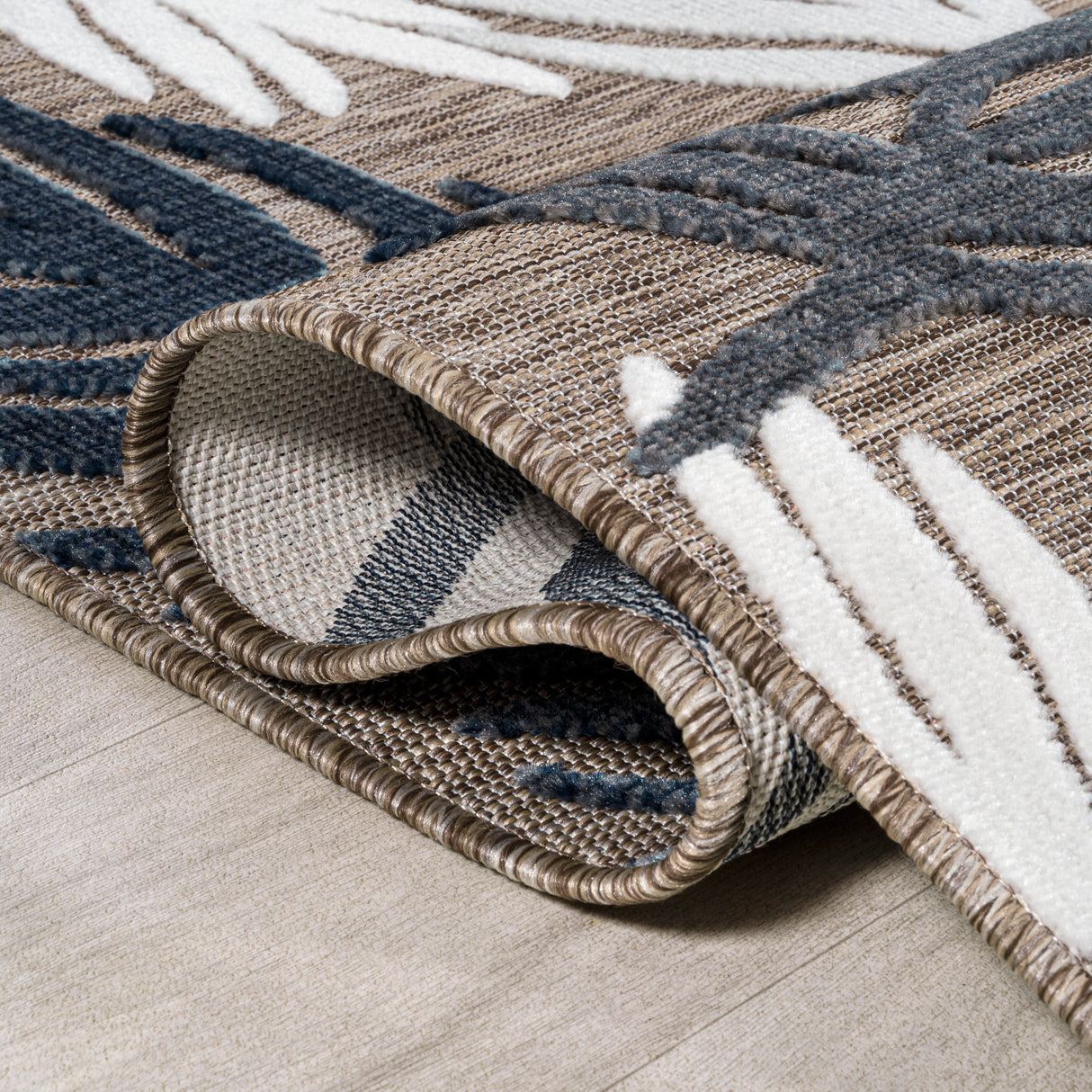 Montego High-Low Tropical Palm Indoor/Outdoor Runner Rug