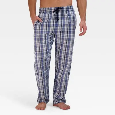 Hanes Premium Men's 2pk Plaid Pajama Set