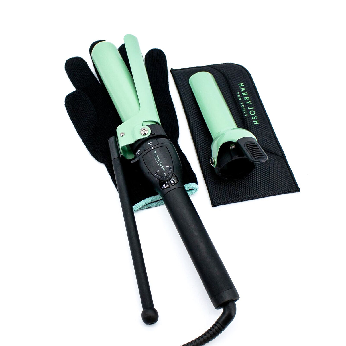 Harry Josh 3-in-1 Ceramic Curling Iron 1.25" - Renewed