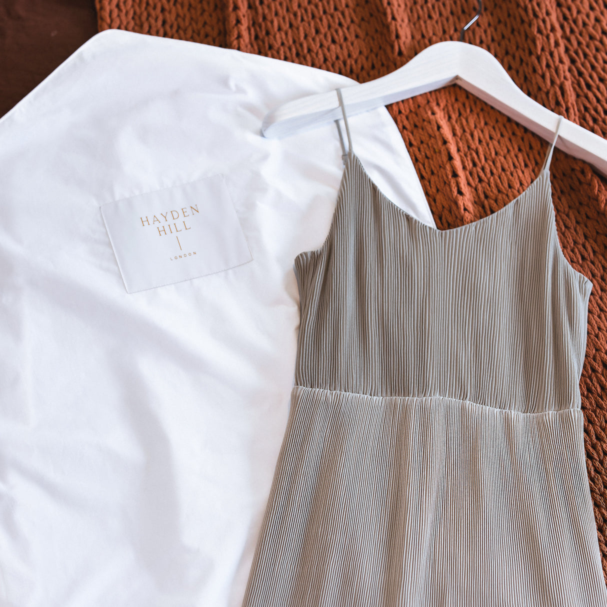 Long Organic Cotton Hanging Bag