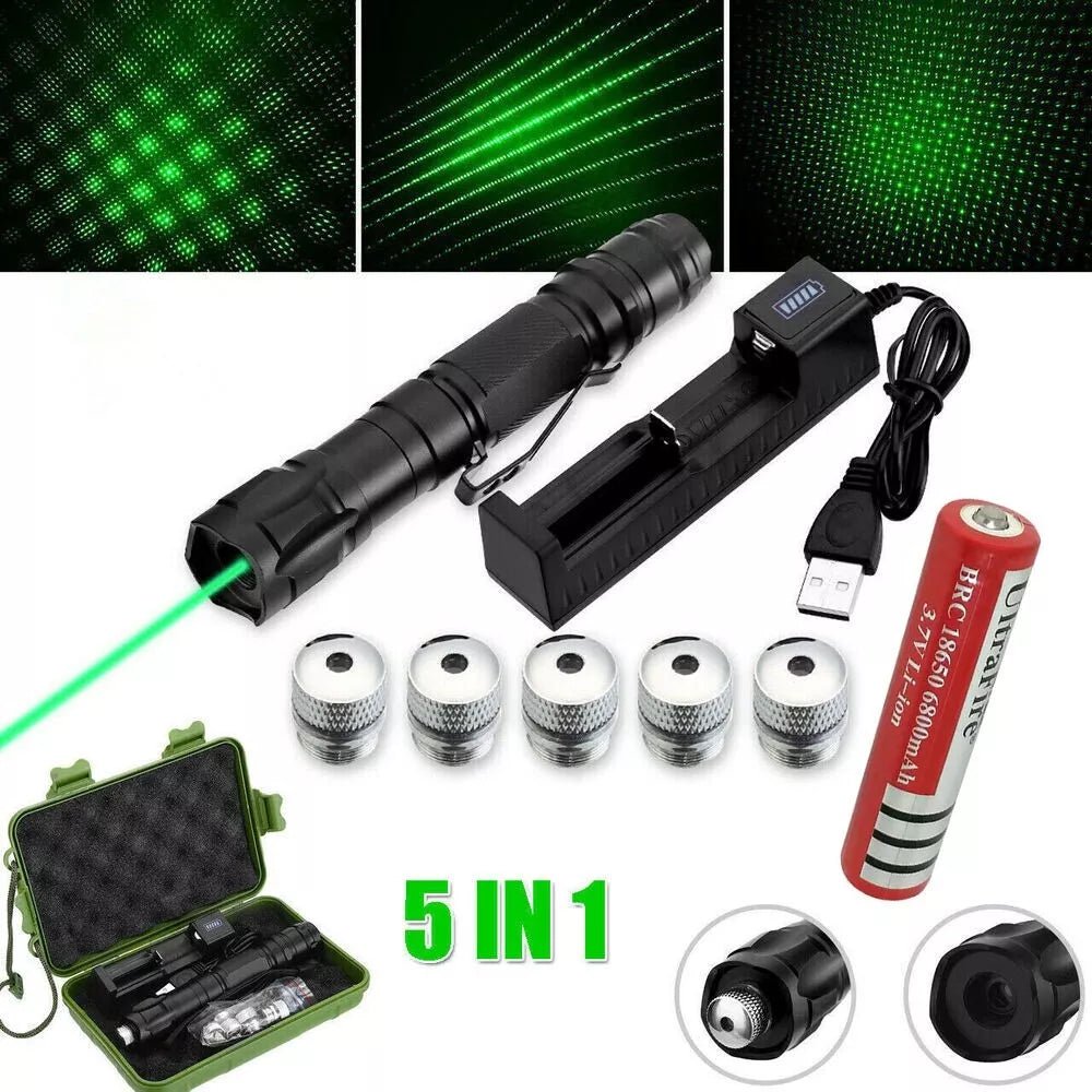 Rechargeable Green Laser Pointer 532nm USB Long Range