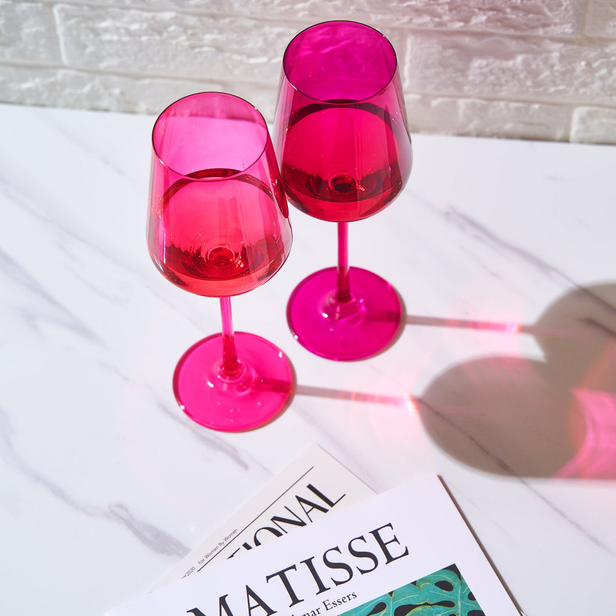 Chica Stemmed Wine Glassware, Set of 2