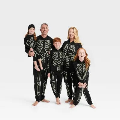 Women's Glow-In-The-Dark Skeleton Halloween Matching Family Union Suit - Hyde & EEK! Boutique
