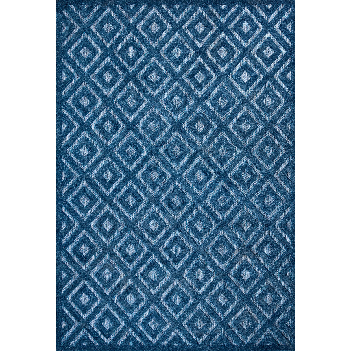 Portmany Neutral Diamond Trellis Indoor/Outdoor Area Rug