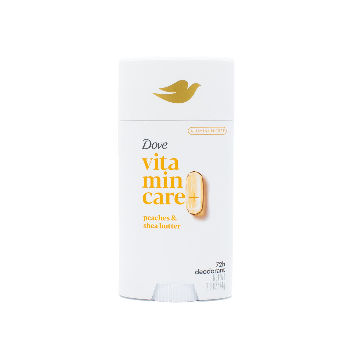 Dove Vitamin Care Peaches & Shea Butter Deodorant 2.6oz - New