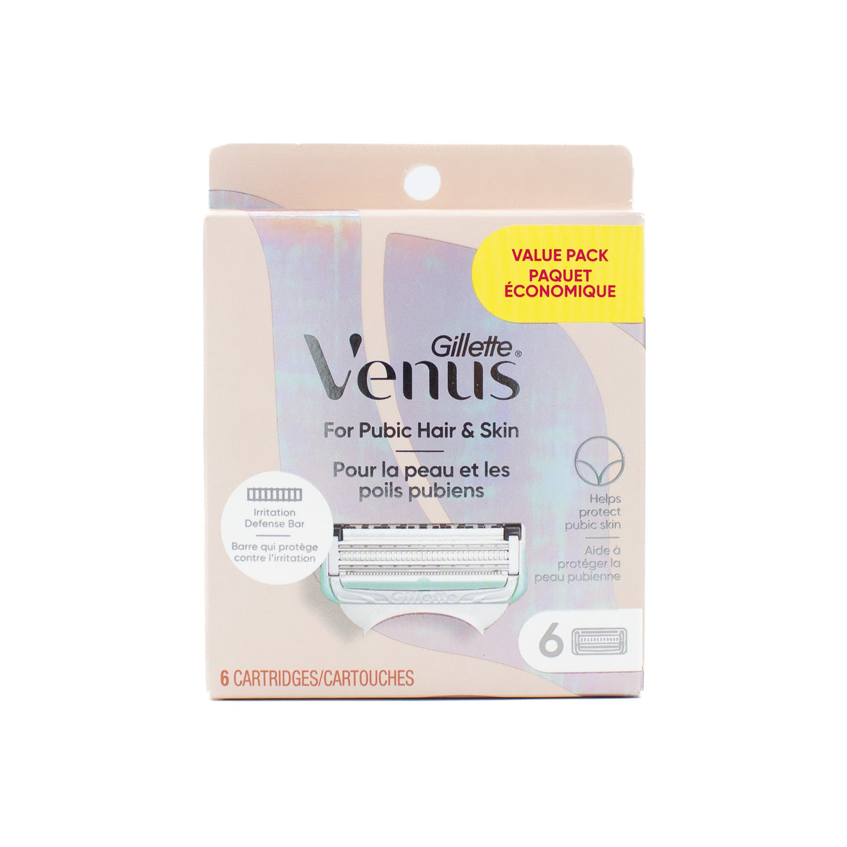 Gillette Venus Intimate Grooming Razors for Women 6 Cartridges