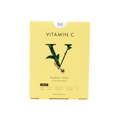 Rael-Beauty-Vitamin-C-Facial-Sheet-Mask-5ct-New-Compressed-Skin-Care-Mask-Sheets