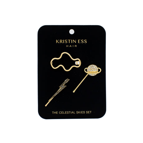 Kristin-Ess-Celestial-Skies-Set-3-pack-in-Gold-New-Hair-Pins,-Claws-&-Clips