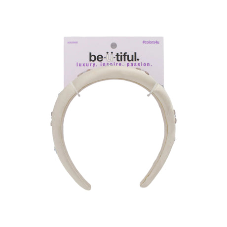 Scunci-Gold-Headband-with-Pink-&-Silver-Jewels-New-Headbands