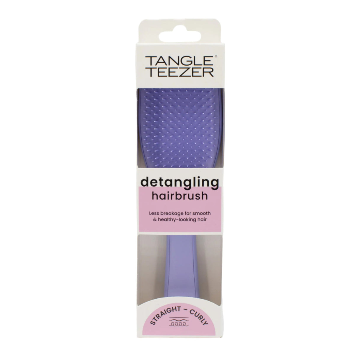 Tangle Teezer Detangling Hairbrush Straight or Curly in Purple
