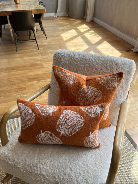Burnt-Orange-Pumpkin-Lumbar-Pillow-PILLOW-COVER