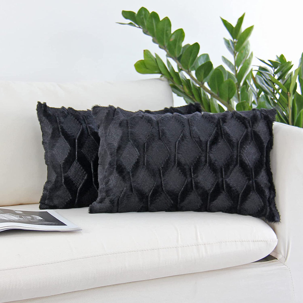 Pack of 1 Throw Pillow Wide Variety of Colors size 18"x18", 12"x20" with insert