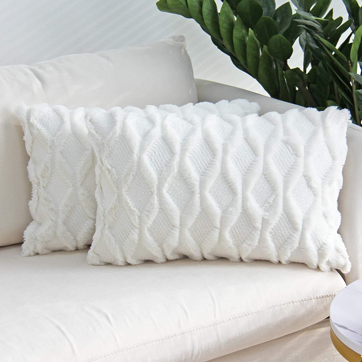 Pack of 1 Throw Pillow Wide Variety of Colors size 18"x18", 12"x20" with insert