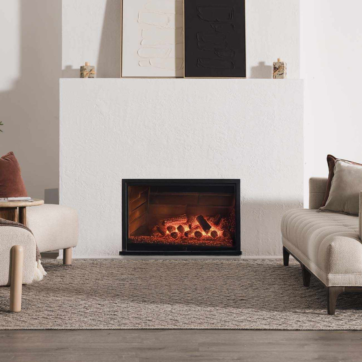 Ironia Handmade Faux Silk Rug - Clearance