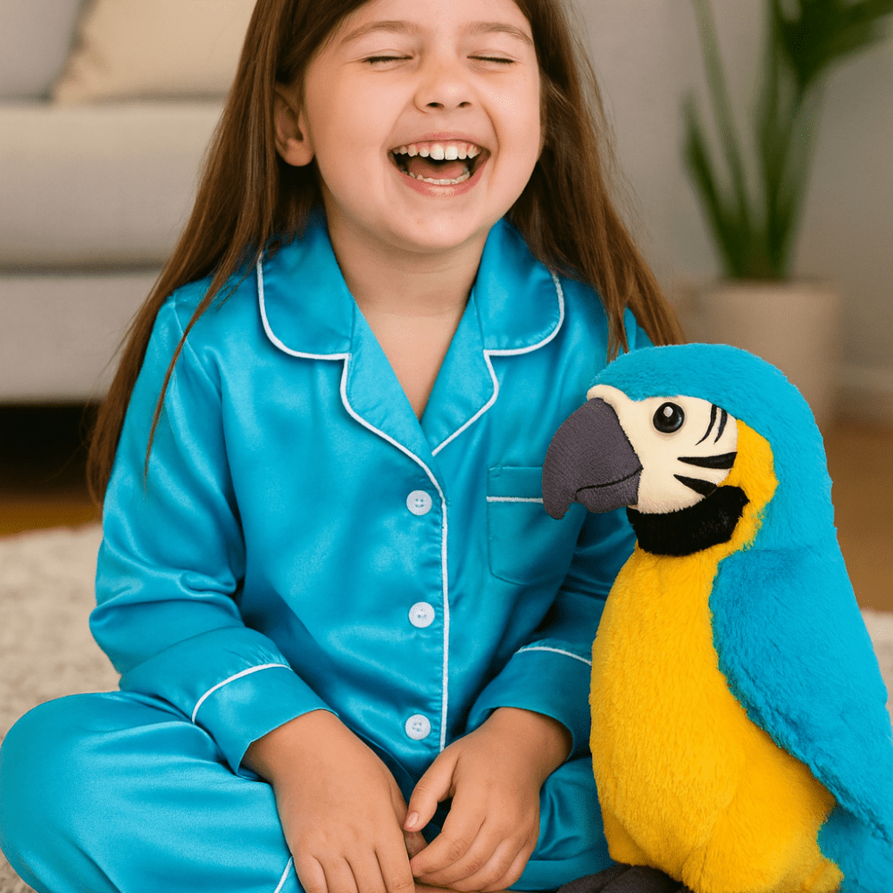 Interactive Talking Parrot Plush Toy Voice Repeating Learning Toy for Kids