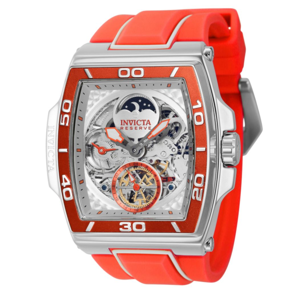 Invicta S1 Rally Diablo 52mm Automatic Skeletonized Strap Watch